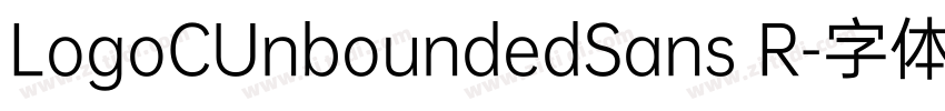 LogoCUnboundedSans R字体转换